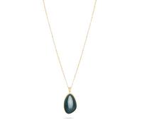 s.Oliver Collar - Elegante collar de acero inoxidable pulido - IP oro - Gliederkette 80 cm - wasserfest & hautfreundlich