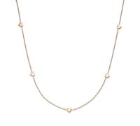 s.Oliver Collar elegante de acero inoxidable pulido - IP oro rosa - cadena Rolokette 45 cm - resistente al agua y agradable para la piel
