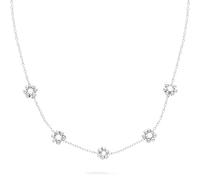 s.Oliver Collar elegante de acero inoxidable pulido - Plata - Cadena Rolo de 45 cm - Impermeable y agradable para la piel