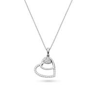 s.Oliver Collar elegante de plata 925 pulida, cadena de ancla de 45 cm, resistente al agua y respetuosa con la piel