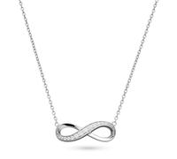s.Oliver Collar elegante de plata 925 pulida - Plata - Cadena Rolo 50 cm - Resistente al agua & hipoalergénica