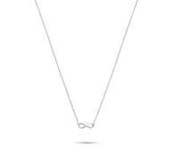 s.Oliver Collar elegante de plata 925 pulida - Plata - Cadena Rolo 50 cm - Resistente al agua & hipoalergénica
