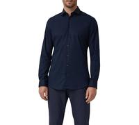 s.Oliver Corte Entallado: Camisa de Negocios de algodón elástico, 5978_Azul Marino, 46