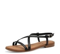 s.Oliver Damen 5-28145-44, Sandalias Planas Mujer, Negro, 38 EU
