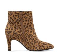 s.Oliver Damen Boot Heel 5-25316-43, Botas Cortas al Tobillo Mujer, Leopardo, 40 EU