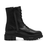 s.Oliver Damen Lace Boot Flat 5-25231-45, Botas Cortas al Tobillo Mujer, Color Negro Brillante, 40 EU