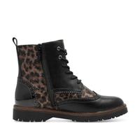 s.Oliver Damen Lace Boot Flat 5-25232-43, Botas Cortas al Tobillo Mujer, Leopard Comb, 37 EU
