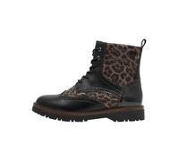 s.Oliver Damen Lace Boot Flat 5-25232-43, Botas Cortas al Tobillo Mujer, Leopard Comb, 39 EU