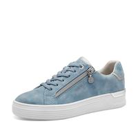 s.Oliver Damen Sneaker Low 5-23621-44, Zapatillas Mujer, Azul Claro, 41 EU