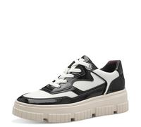 s.Oliver Damen Sneaker Low 5-23638-43, Zapatillas Mujer, White/Black, 41 EU