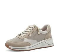 s.Oliver Damen Sneaker Low 5-23640-44, Zapatillas Mujer, Color Beige, 37 EU