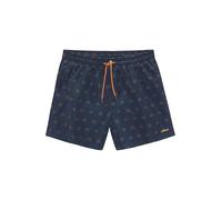 s.Oliver Goa-504 Pantalones Cortos, Estampado de Ondas Azul Marino, XXL para Hombre