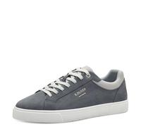 s.Oliver Herren Sneaker Low 5-13604-43, Zapatillas Hombre, Nubuck Azul, 41 EU