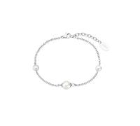 s.Oliver Jewel Pulsera Mujer Acero Inoxidable Plata Perlas De Vidrio 2031466