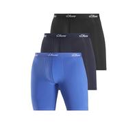 s.Oliver Jh-34bl_LS Bóxer, 3 x Azul Surtido, L (Pack de 3) Hombres