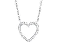 S.Oliver Joya Damas Collar Plateado Circonia SO PURE Corazón 2017258