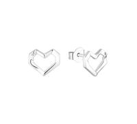 S.Oliver Joya Pendientes Para Dama Aretes Plata Corazón Circonita 2036856