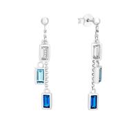 S.Oliver Joya Pendientes Para Mujer Aretes Plata Circonitas 2031452