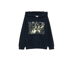 s.Oliver Junior 2156668 Sudadera con Capucha con Estampado fotográfico, 5952, 104-110 Grande para Niños