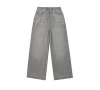 s.Oliver Junior Pantalones Vaqueros para niña, Pierna Ancha 2180035, Gris, 140
