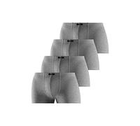s.Oliver MH-35H_LS Bóxer, 4X Grau Meliert, XL (Pack de 4) para Hombre