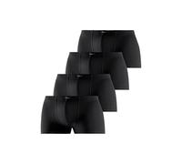 s.Oliver Mh-35h_LS Bóxer, 4 Negros, M (Pack de 4) Hombres