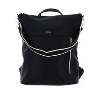 s.Oliver mochila bolso de hombro Backpack Grey/Black negro