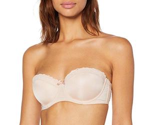 s.Oliver Mujer Schalen-BH Mit Abnehmbaren Trägern Sujetador con Copa Completa Not Applicable, Beige (Nude 4620), 95A (Talla del Fabricante: 80A)