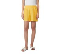 s.Oliver Pantalón Corto de Mezcla de Lino con Bolsillos, Amarillo limón, 42