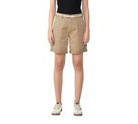 s.Oliver Pantalones Cortos con cinturón Trenzado y Tinte de Prendas, 8404_Arenisca, 38