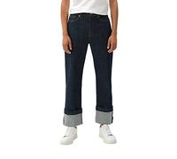 s.Oliver Pantalones Vaqueros Karolin Cropped Stürkeiaight Leg, Azul Intenso, 40 EU