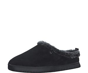 s.Oliver Pantuflas para mujer, mullidas, Negro, 41 EU