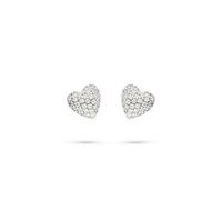 s.Oliver pendiente - Elegante pendientes de botón aus poliertem 925er Sterlingsilber - plata - wasserfest & hautfreundlich