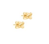 s.Oliver Pendientes de aro elegantes de acero inoxidable pulido - oro - resistente al agua y delicado con la piel
