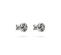 s.Oliver Pendientes elegantes de acero inoxidable pulido - plata - resistente al agua y delicado con la piel