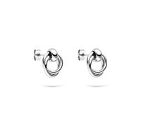 s.Oliver Pendientes elegantes de acero inoxidable pulido - plata - resistente al agua y delicado con la piel