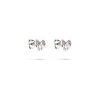 s.Oliver pendientes infantil - pendientes de botón aus poliertem 925er plata con circoniasteinen - Farbe plata - 0,7 cm - Steckverschluss - wasserfest & hautfreundlich