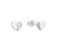 s.Oliver Pendientes para mujer, plata de ley 925, 7 mm, plata, corazón, idea de regalo, viene en caja de regalo, 2040591