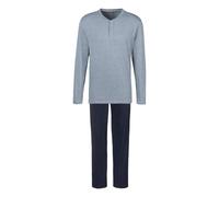 s.Oliver Pijama largo navy / azul claro L navy / azul claro
