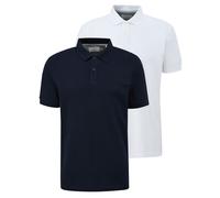 s.Oliver Polo Hombre Pack de 2 Basic - Cuello Polo, Algodón, Colores Surtidos