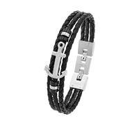 s.Oliver Pulsera de acero inoxidable para hombre, viene en caja de regalo de joyería.