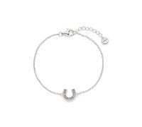 s.Oliver Pulsera elegante de plata de ley 925 pulida, cadena de ancla ajustable hasta 13,5 cm, resistente al agua y respetuosa con la piel