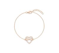 s.Oliver Pulsera - Elegante pulsera aus poliertem 925er Sterlingsilber - oro rosa - cadena de eslabones verstellbar bis 20 cm - wasserfest & hautfreundlich