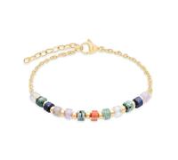 s.Oliver Pulsera - Elegante pulsera de acero inoxidable pulido - plata - cadena de eslabones verstellbar bis 20 cm - wasserfest & hautfreundlich