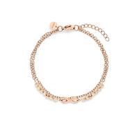 s.Oliver Pulsera - Elegante pulsera de acero inoxidable pulido - plata - Rolokette verstellbar bis 21 cm - wasserfest & hautfreundlich
