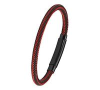 s.Oliver Pulsera para hombre, 20 cm, acero inoxidable trenzado, 20 cm, 2015056, 20 centimeters, Acero inoxidable, Sin piedra