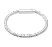 s.Oliver Pulsera para hombre de acero inoxidable pulido - Plata - Ajustable hasta 22 cm - Resistente al agua & hipoalergénica