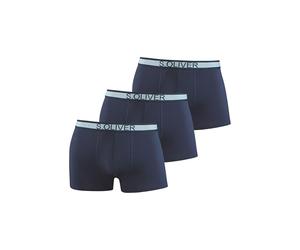 s.Oliver Qh-31b_LS Bóxer Hombre (Pack de 3)