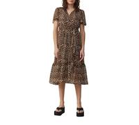 s.Oliver -qs Dresses Grey/black Talla: 34 | Vestidos Midi Outlet | Mujer | Gris