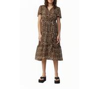 s.Oliver -qs Dresses Grey/black Talla: 38 | Vestidos Midi Outlet | Mujer | Gris